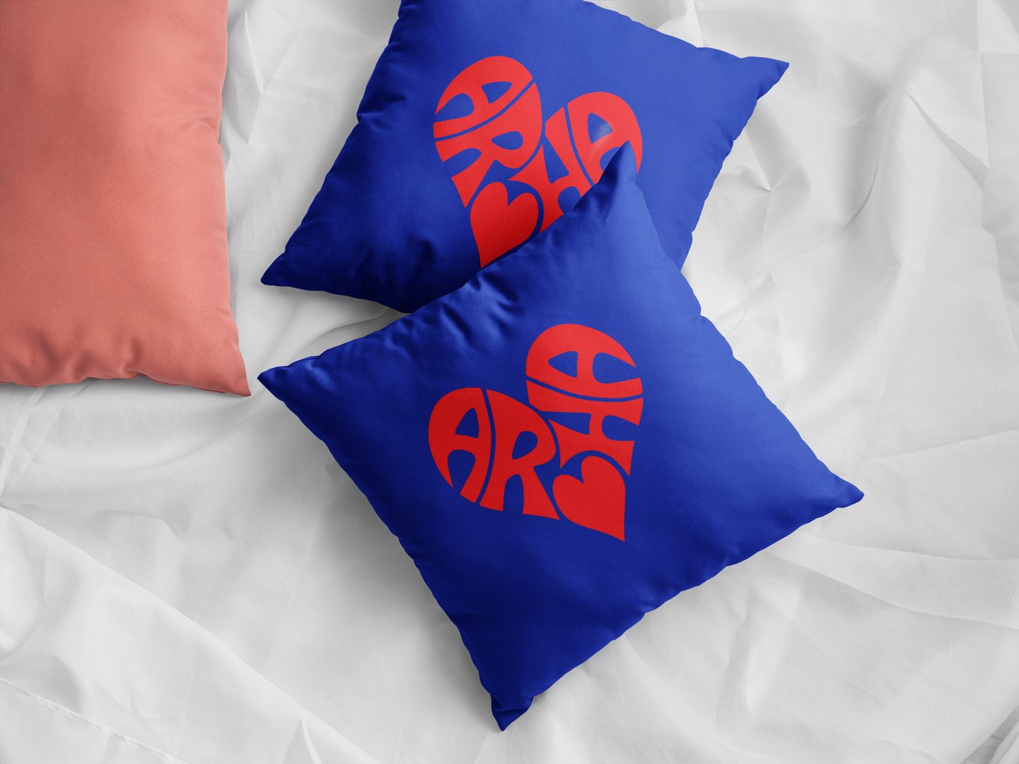 Cushion Cover - Aroha Heart (new design)