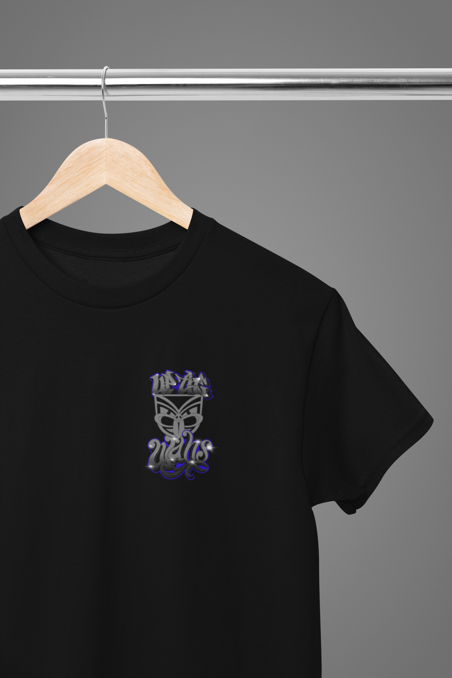 * LIMITED EDITION * UP THE WAHS GRAFFITI  Badge - Adult Tee