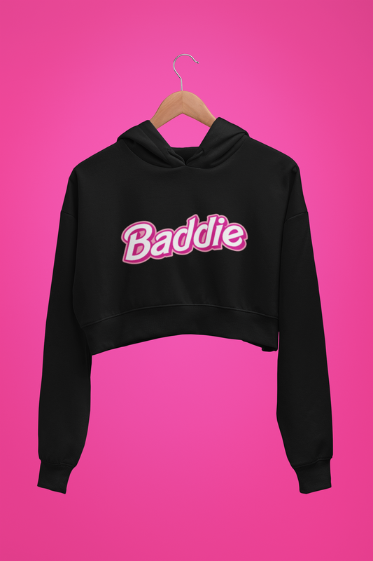 Baddie - Cropped Hoodie