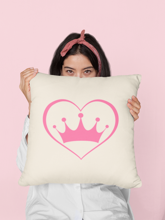 Cushion Cover - Crowned Heart