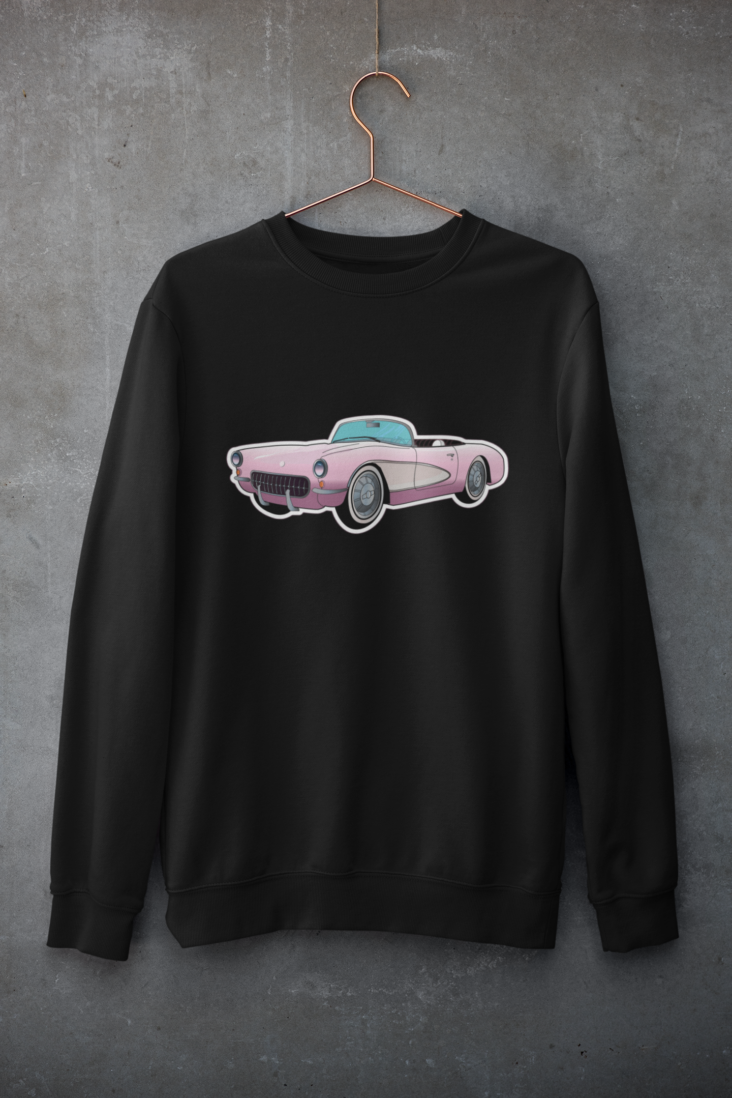 Pink Corvette  - Sweatshirt