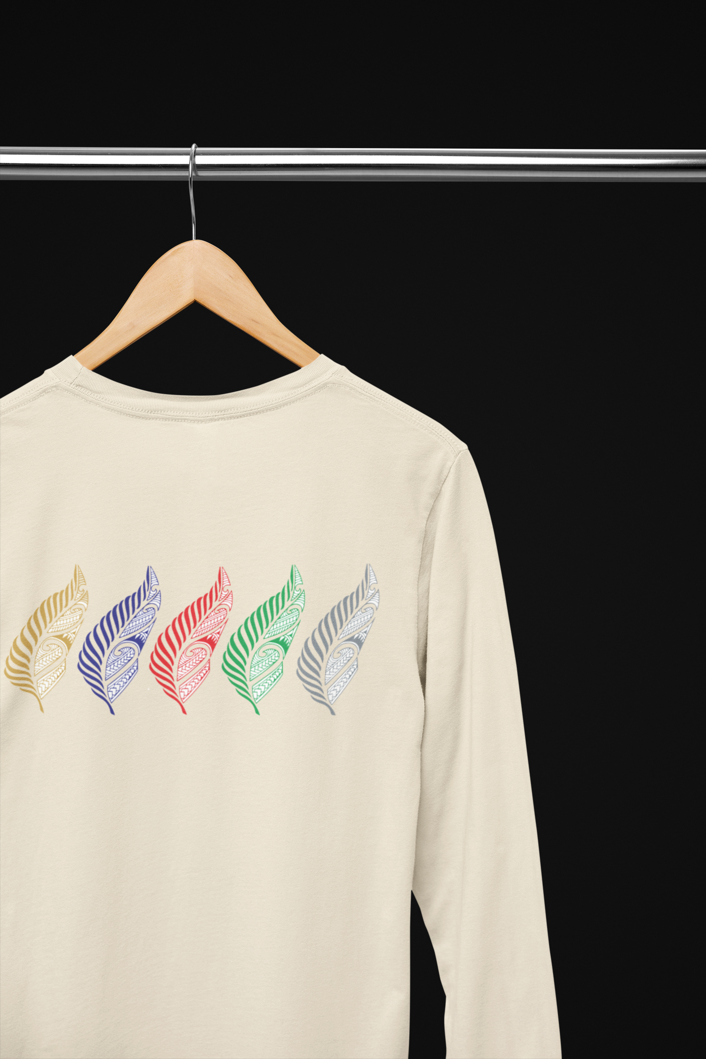 UNIQUE KIWI COLLECT - FERNS   - Long Sleeve Tee
