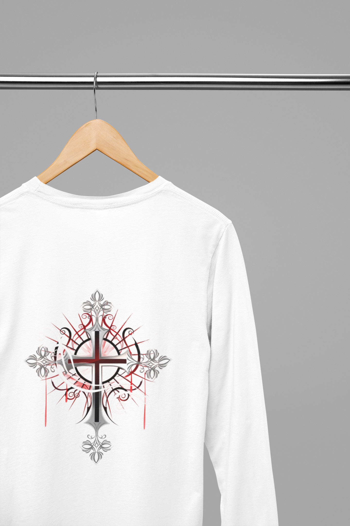 Gothic Cross 2 - Long Sleeve Tee