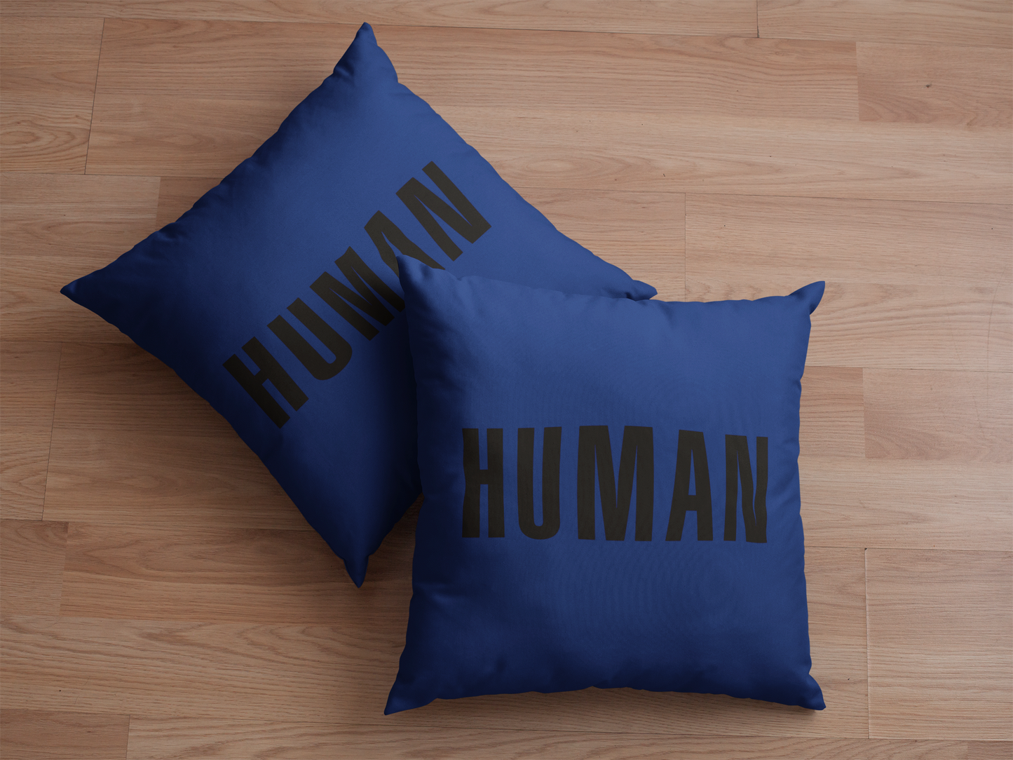 Cushion Cover - HUMAN (Black Text)