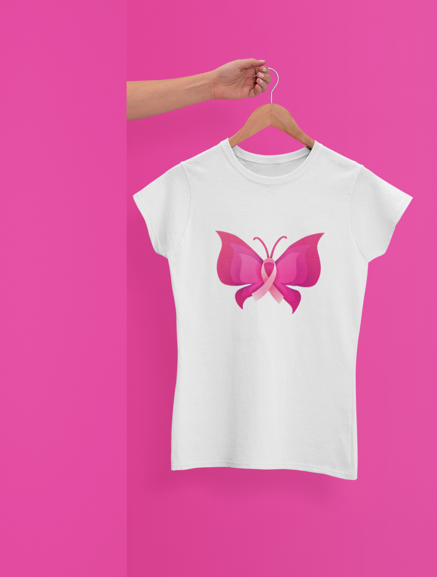 Breast Cancer Awareness - Fly The Butterfly Ribbon