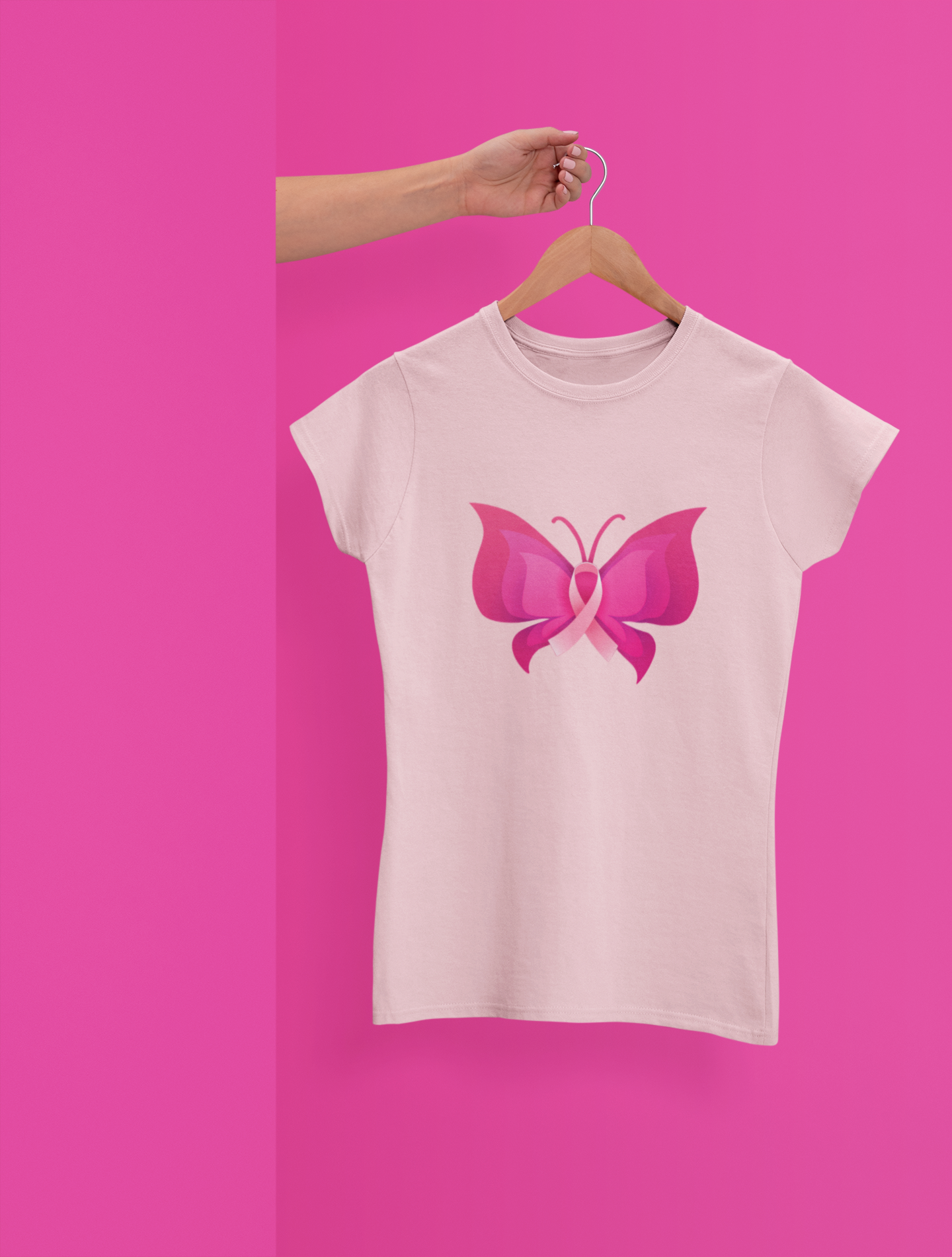 Breast Cancer Awareness - Fly The Butterfly Ribbon
