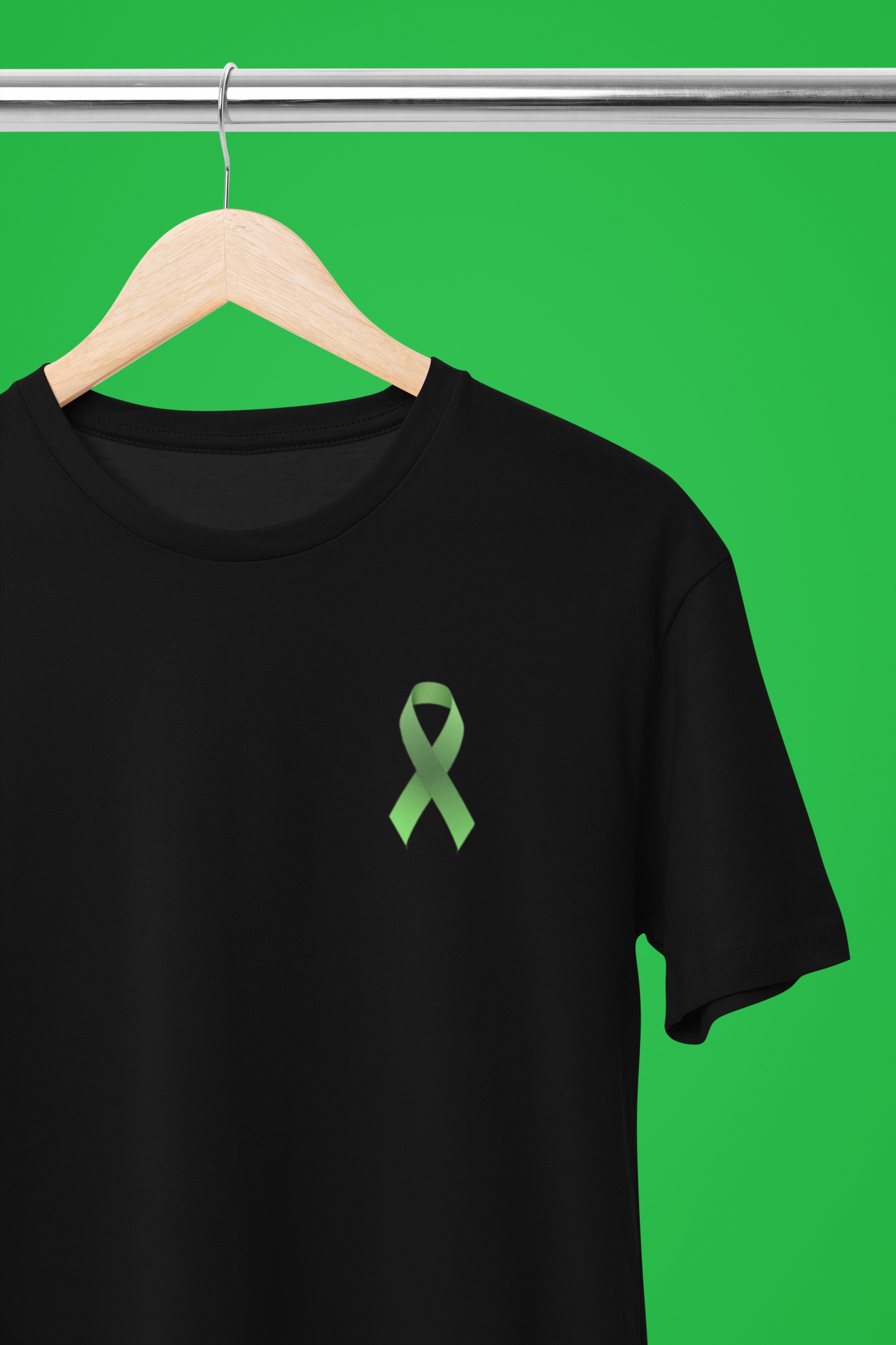 Mental Health Awareness - Green Ribbon - Adult Tee