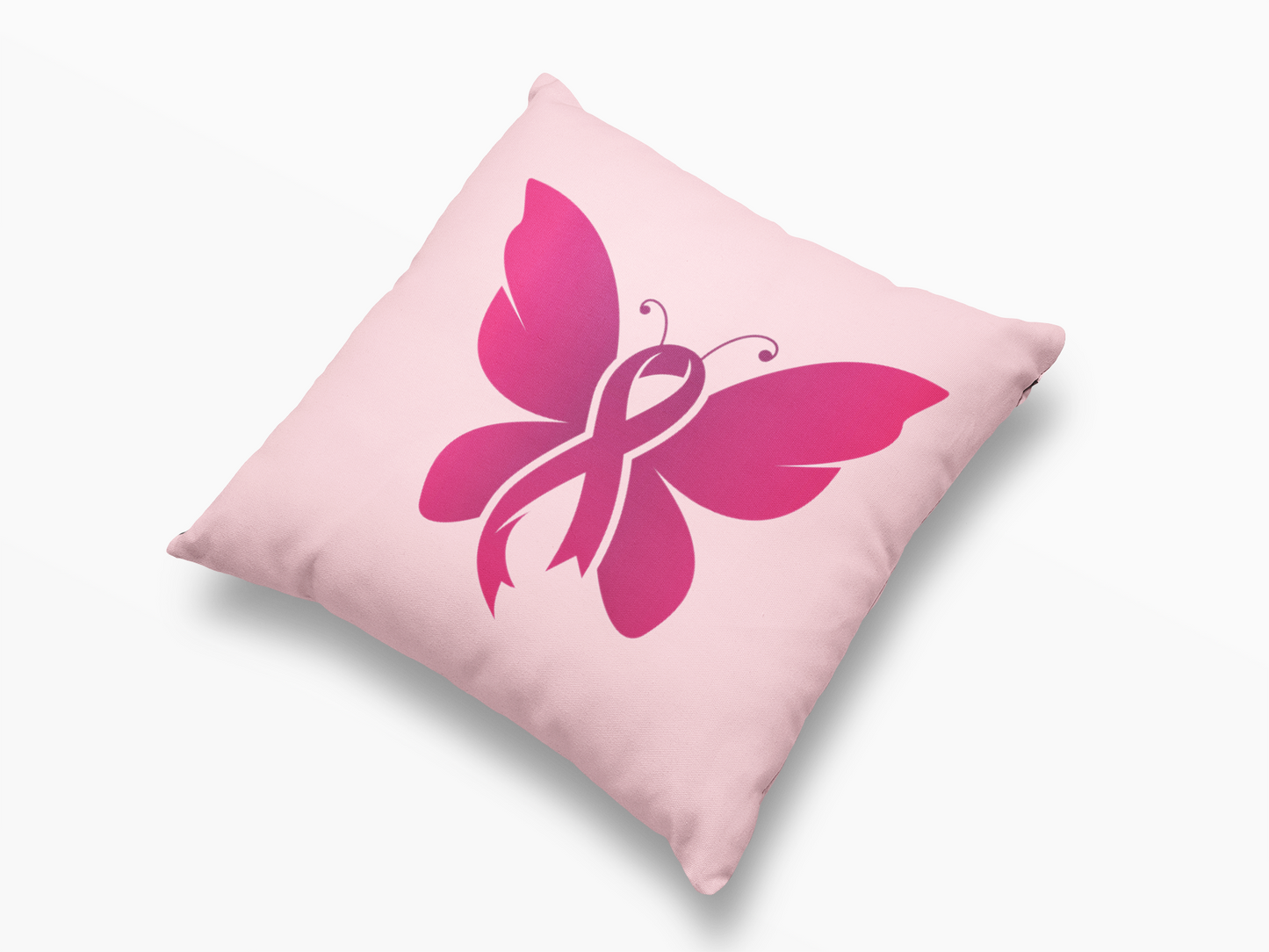 Pink Ribbon Butterfly  - Pink