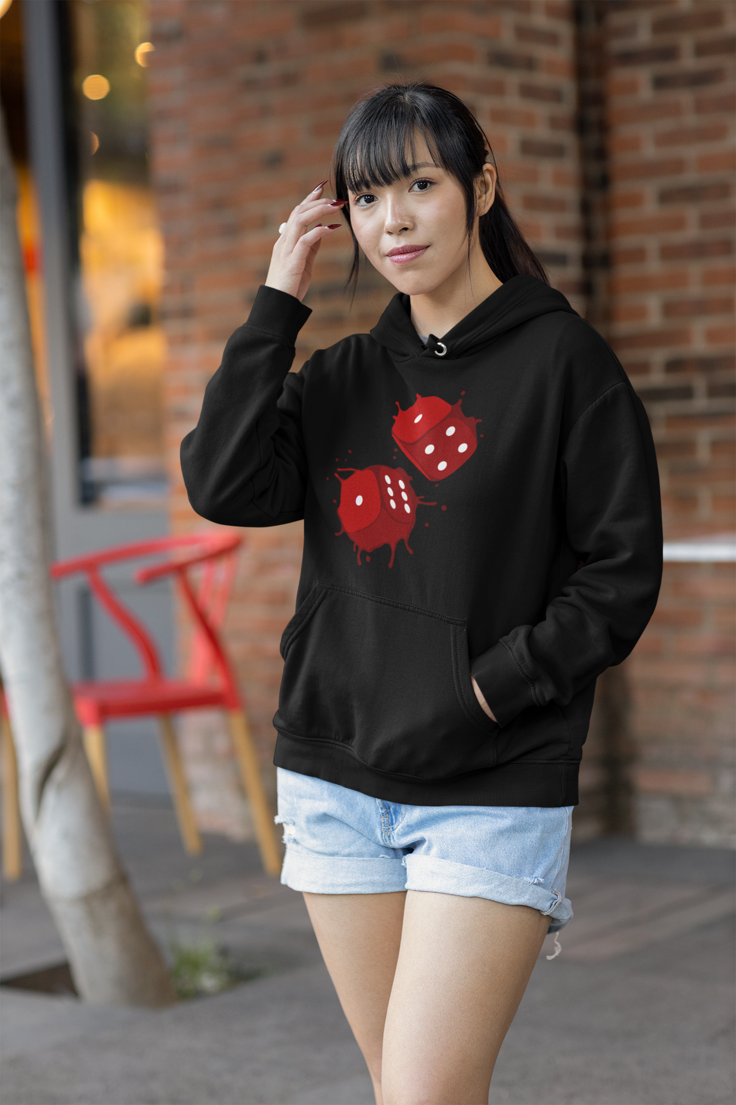 Cherry red outlet hoodie