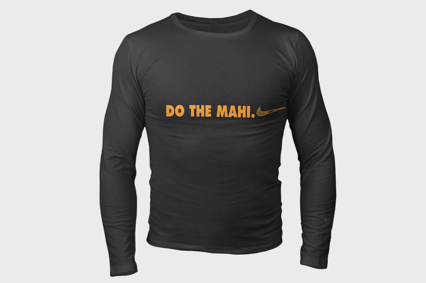 Karaka (Orange) - Do The Mahi ✔ (side tick)  - Long Sleeve Tee